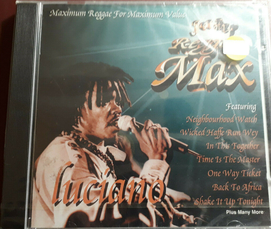 LUCIANO- JET STAR REGGAE MAX *CD BRAND NEW STILL SEALED NUOVO SIGILLATO RARE