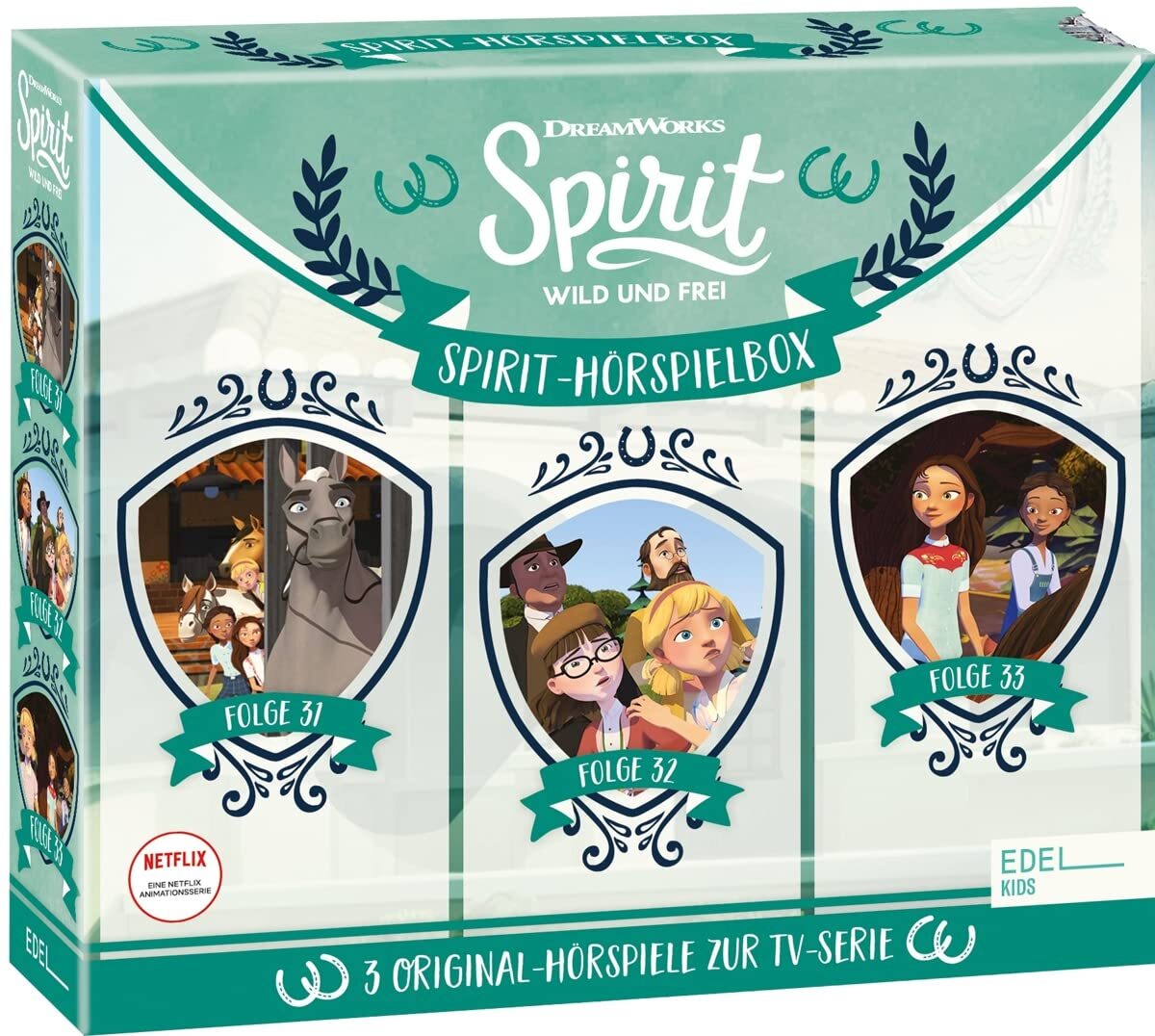 Spirit Spirit: wild und frei - Die Hörspiel-Box mit den Folgen 31 - 33 - Di (CD)