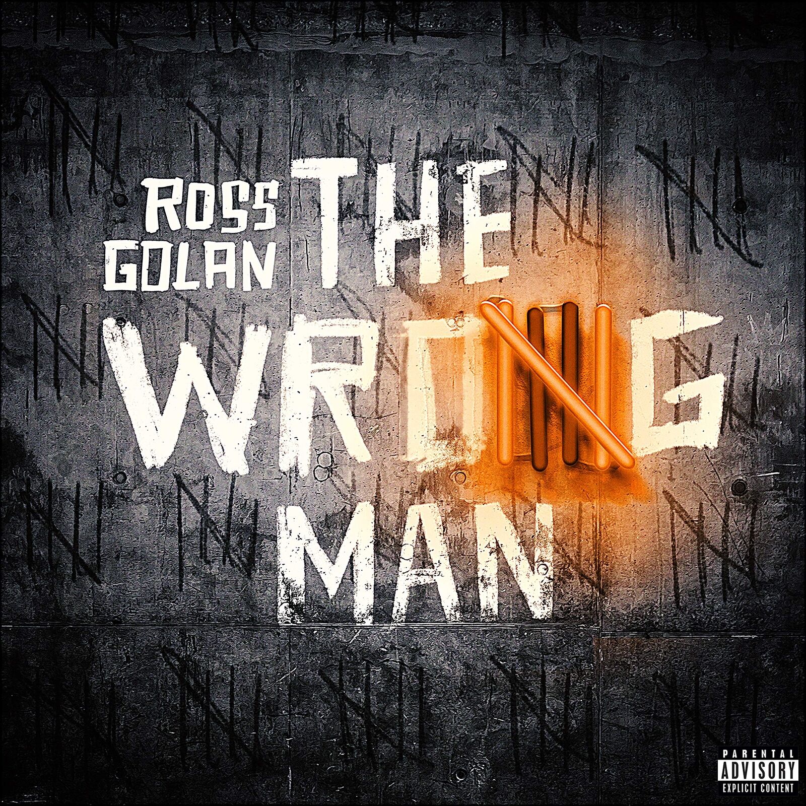 Ross Golan The Wrong Man Translucent Orange  Explicit Lyrics (Vinyl LP)