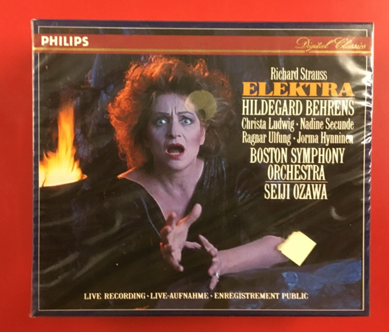 RICHARD STRAUSS-ELEKTRA OZAWA LUDWIG BEHRENS*CD 2pz BRAND NEW SEALED SIGILLATO