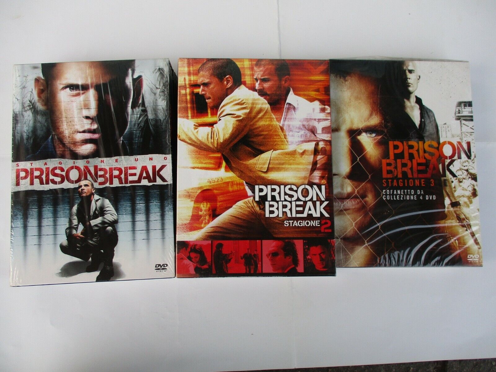 PRISON BREAK - STAGIONI 1-3 16 DVD NUOVI DIVISI IN 3 COFANETTI
