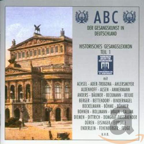 Various ABC der Gesangskunst in Deutschland - Historisches Gesangslexikon T (CD)