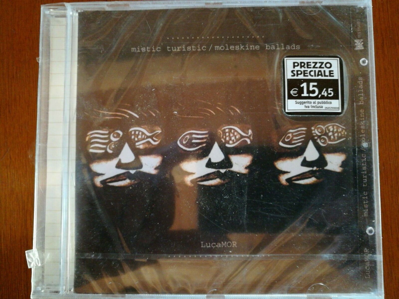 MISTIC TURISTIC -RARO CD FUORI CATALOGO CELOPHANATO" MOLESKINE BALLADS " MAU MAU
