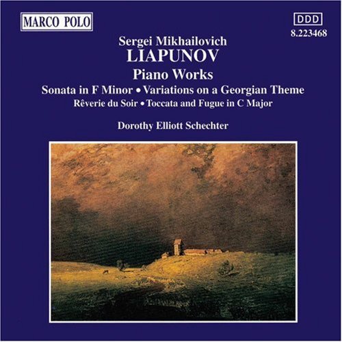 Sergei Mikhailovich Liapunov Liapunov: Piano Works Sonata in F Minor (CD)