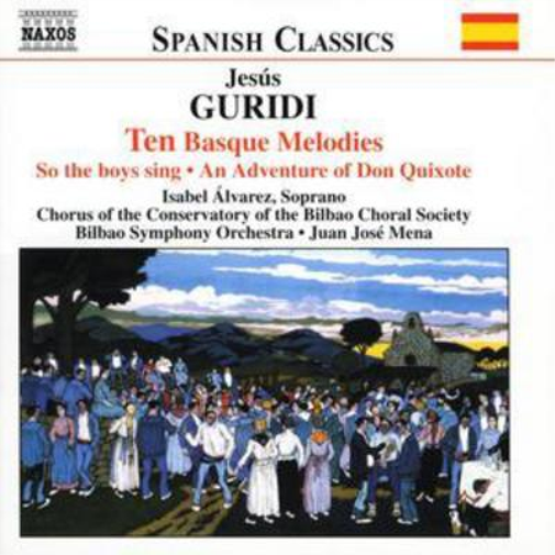 Jesus Guridi Ten Basque Melodies (Mena, Bilbao So, Alvarez) (CD) Album