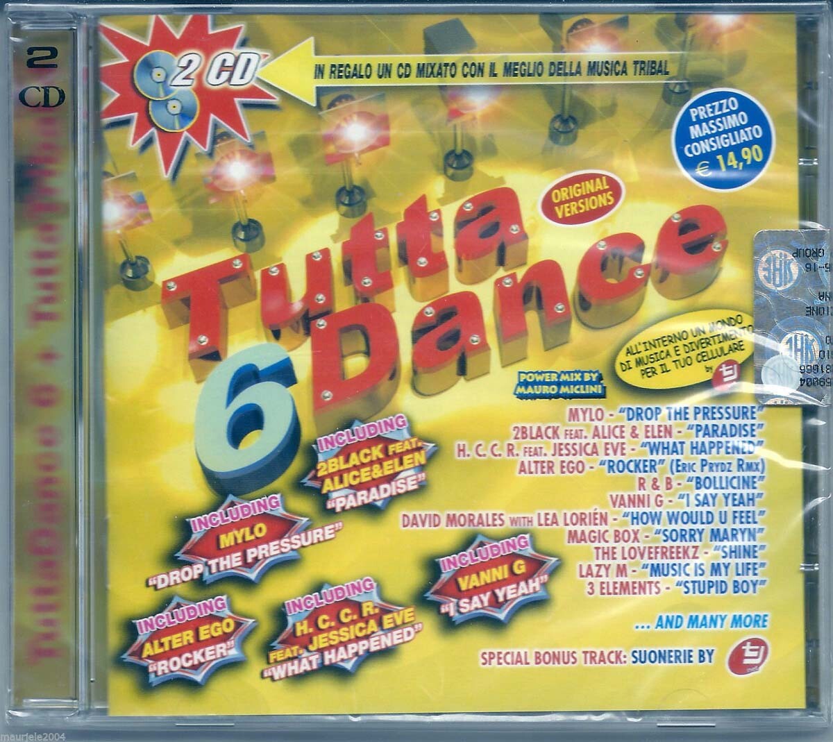 TUTTA DANCE 6 2CD  DANCE-HOUSE-ELETTRONICA-TRIPHOP