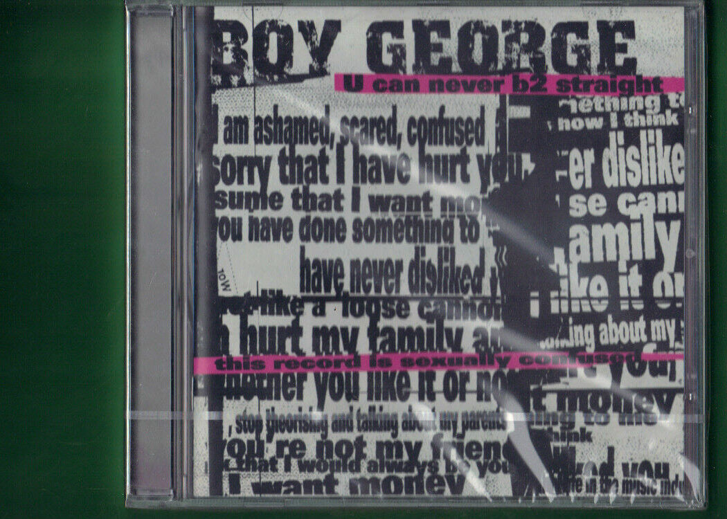 BOY GEORGE - U CAN NEVER B2 STRAIGHT CD NUOVO SIGILLATO