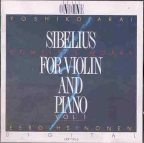Jean Sibelius Silbelius: Complete Works for Violin & Piano Works, Vol. 1 (CD)