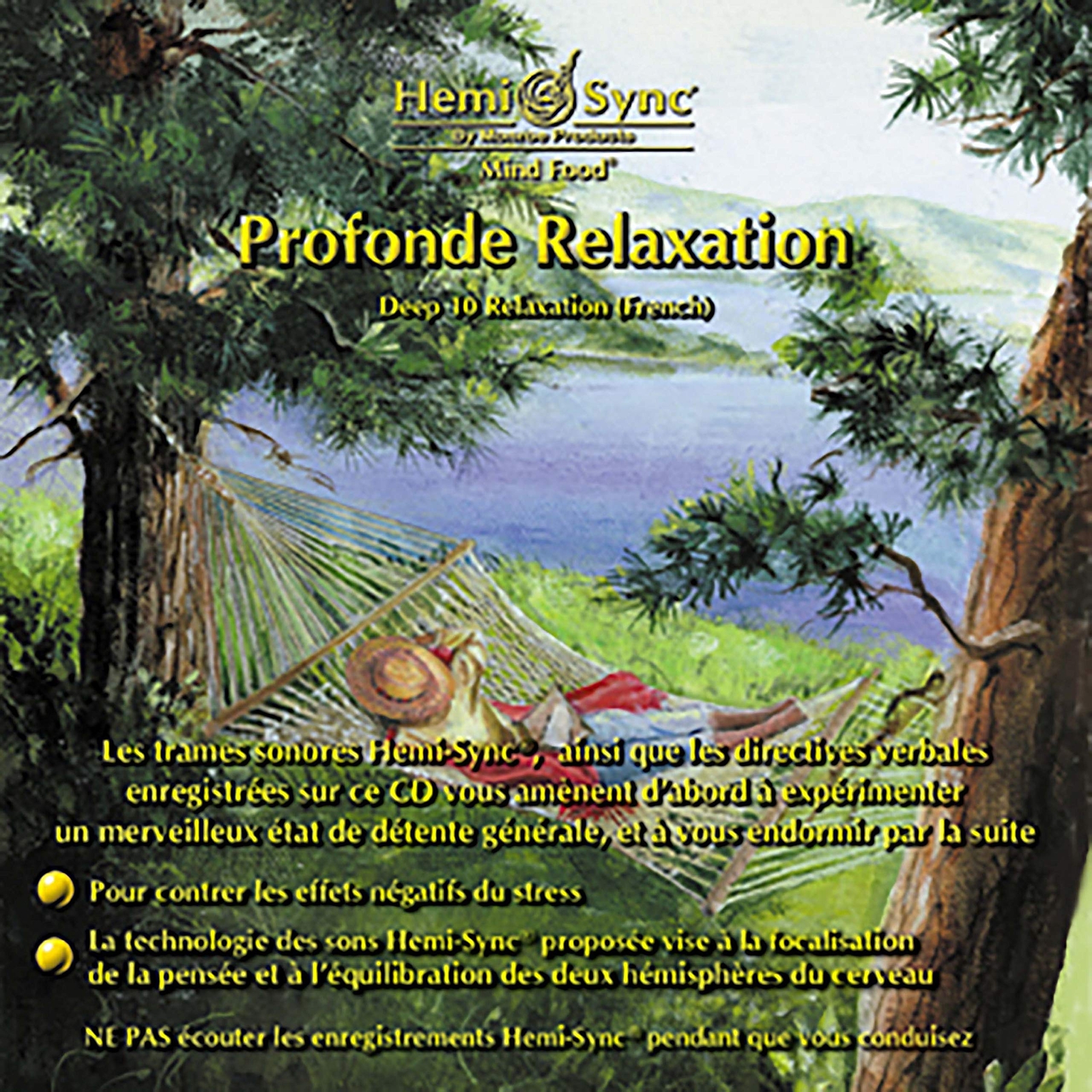 Hemi-Sync Profonde Relaxation (French Deep 10 Relaxation) (CD)