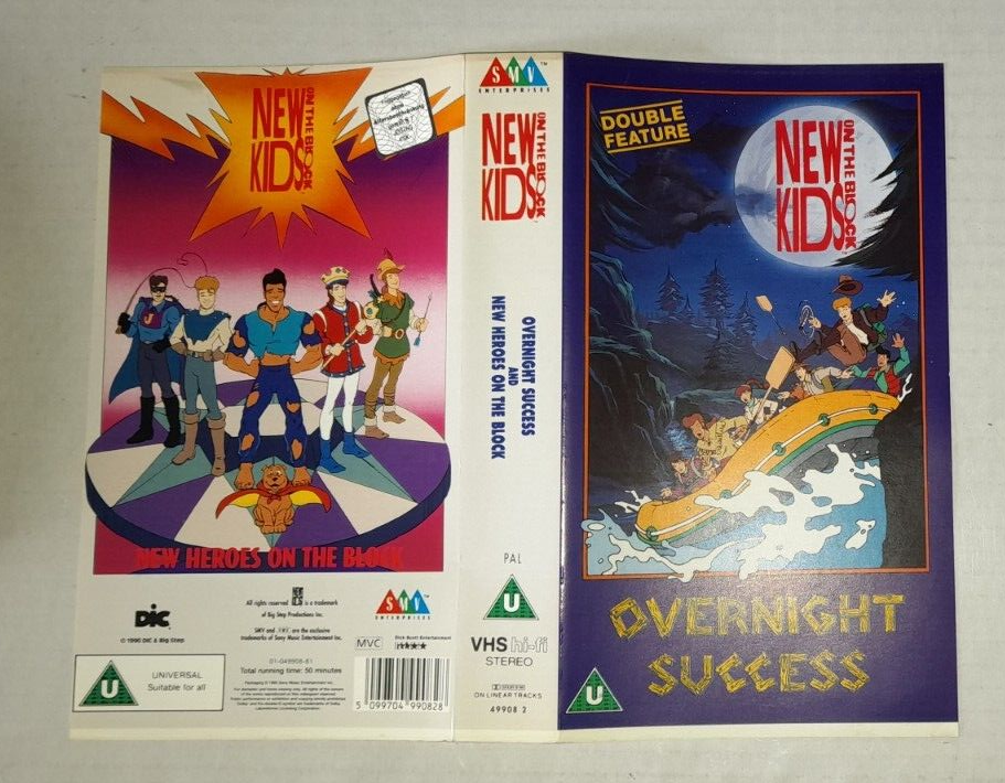 New Kids On The Block – Overnight Success / New Heroes On The Block -  VHS,PAL