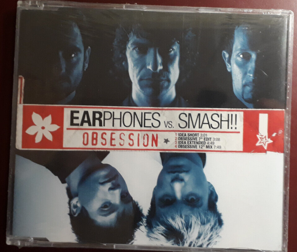 EARPHONES VS.SMASH!!-OBSESSION 4 PZ * CDS BRAND NEW SEALED NUOVO SIGILLATO