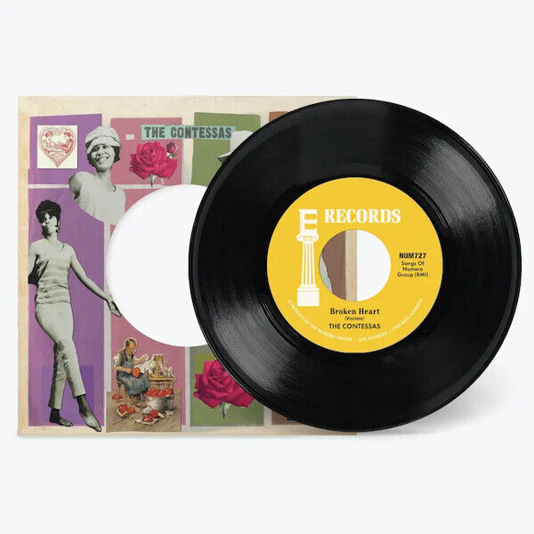 The Contessas Broken Heart/Gimme Gimme (Vinyl LP) 7" Single