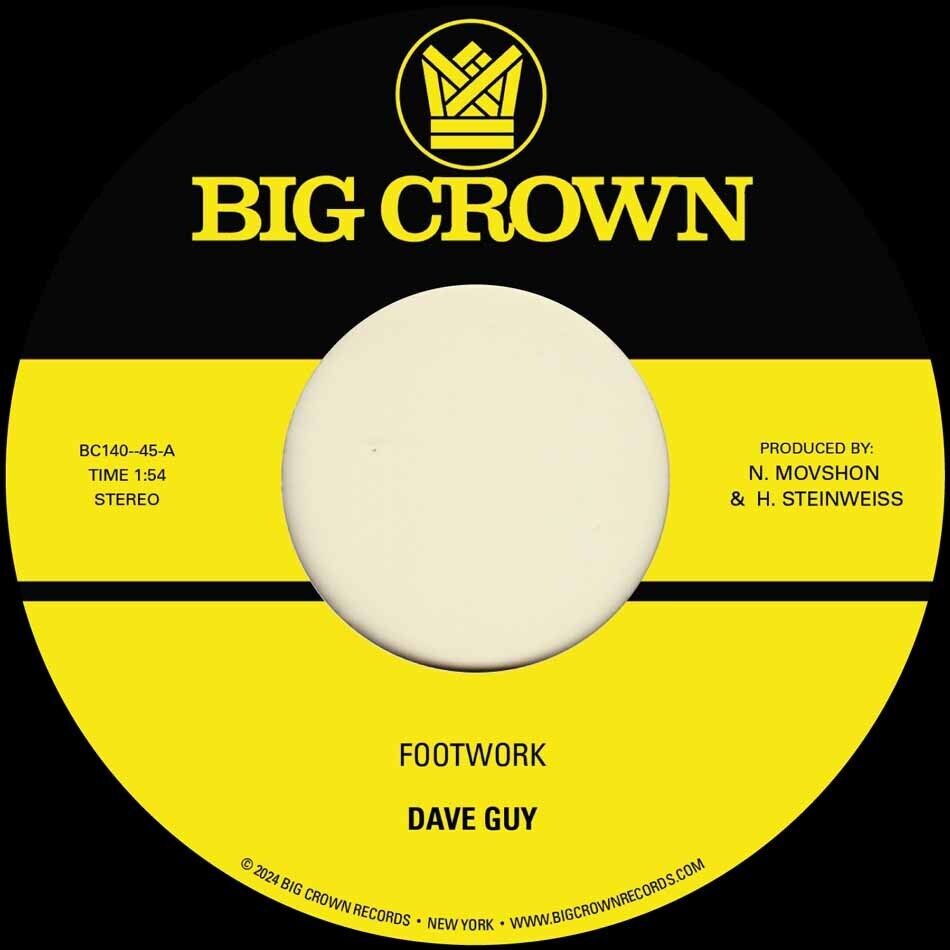 Dave Guy Footwork/Morning Glory (Vinyl LP) 7" Single