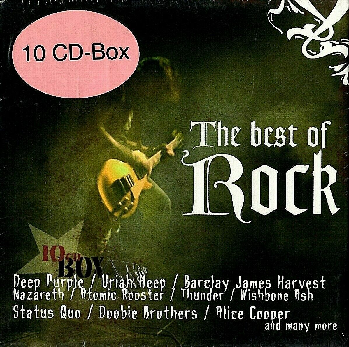THE BEST OF ROCK 132 Best Hits D.Purple/U.Heep/A.Rooster/W.Ash  Box 10 CD SEALED
