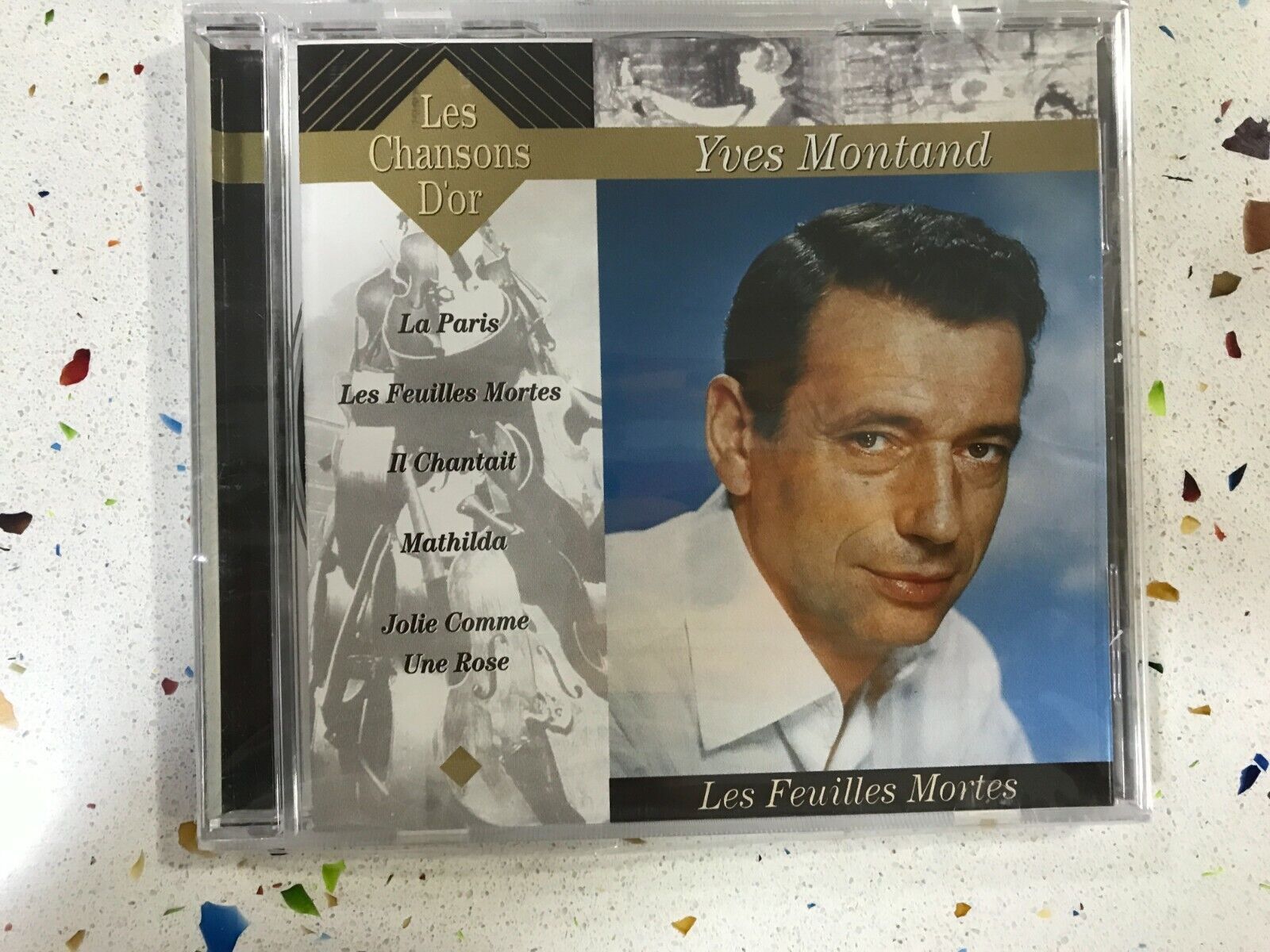 Yves Montand CD Les Fevilles Erzgebirge - La Paris Mathilda Lolie Comme Une Rose