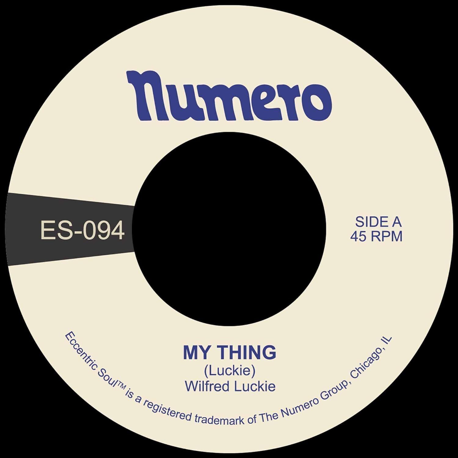 Wilfred Luckie My Thing/Wait for Me (Vinyl LP) (PRESALE 19/07/2024)