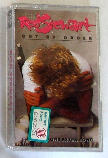 ROD STEWART - OUT OF ORDER - Musicassetta Cassette Tape MC K7 NEW Never Played