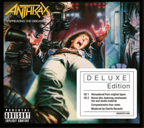 Anthrax Spreading the Disease (CD) Deluxe  Album