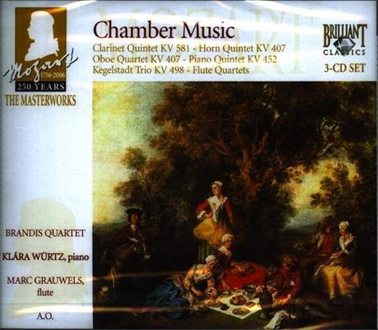 Mozart,Wolfgang Amad - Chamber Music. Brandis QuartetKlara Wurtz - pianoMarc