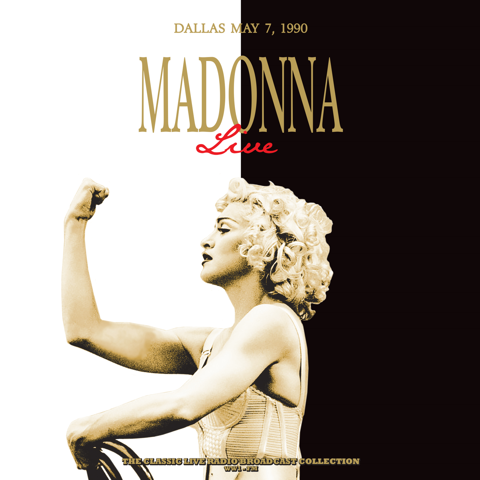 Vinile Madonna - Live In Dallas 1990 (White/Black Splatter Vinyl) (2 Lp)