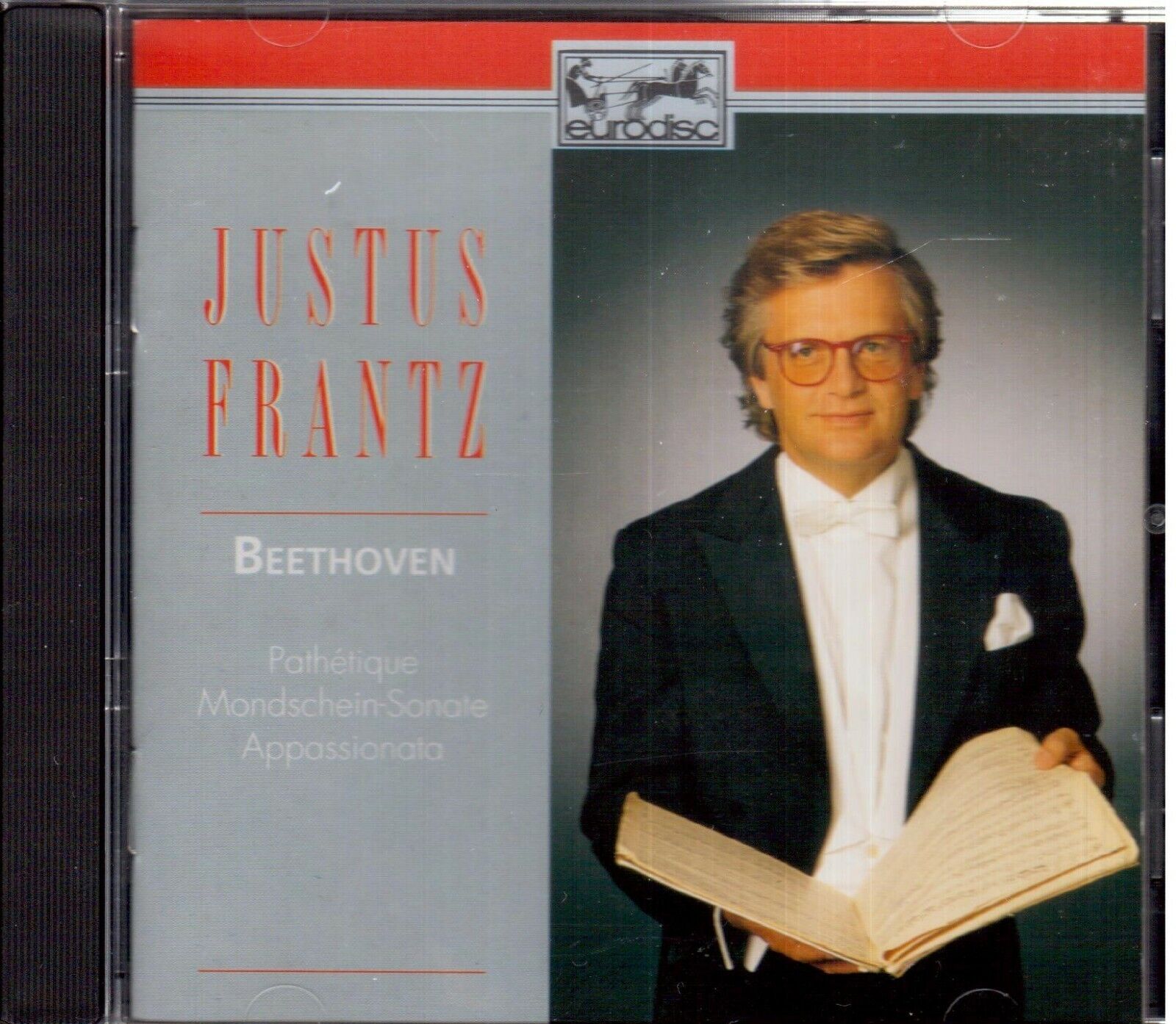 Bethoven: Sonate Patetica, Chiaro Di Luna, Appassionata / Justus Frantz - CD