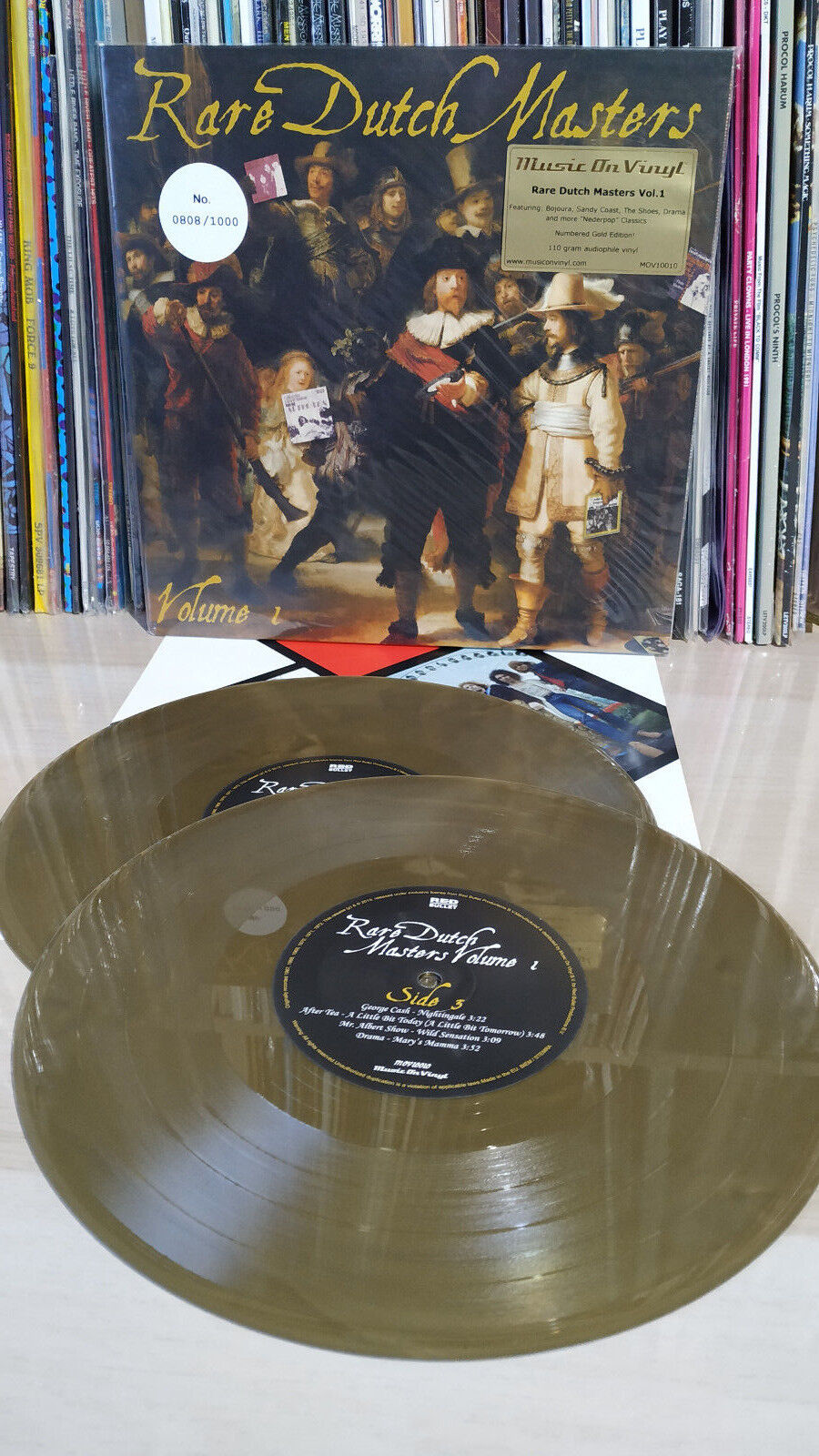 2 X 10" - RARE DUTCH MASTERS VOL 1 - NUMBERED 1000 - GOLD - MOV - MUSIC ON VINY