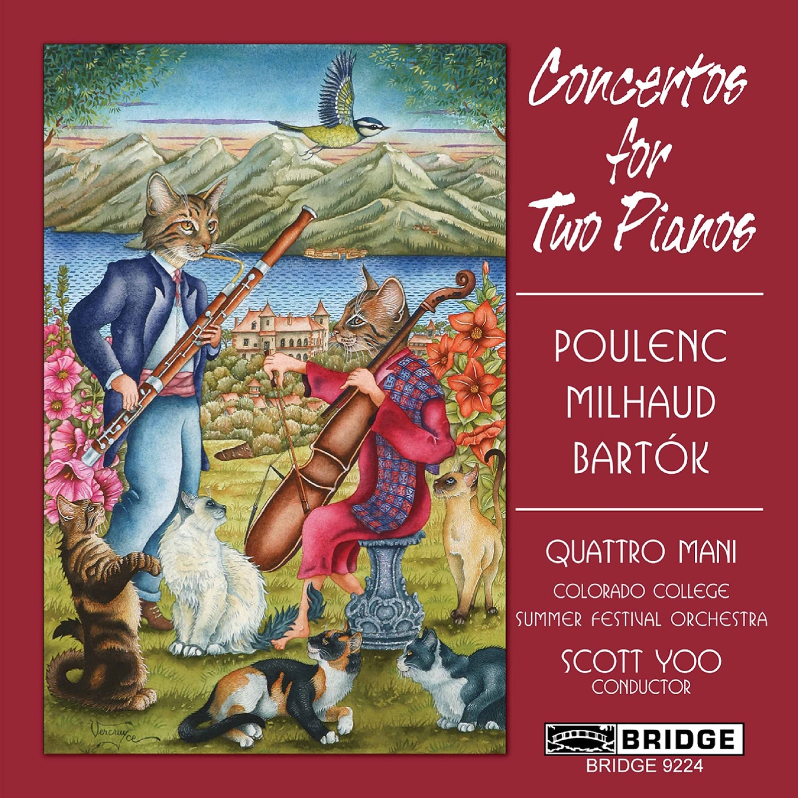 Quatro Mani Concertos for Two Pianos (Quattro Mani) (CD) Album
