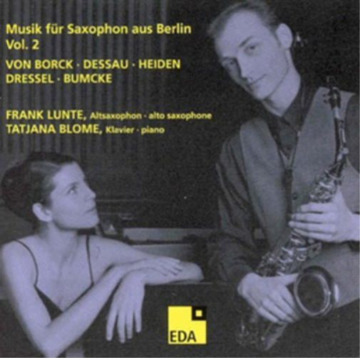 Frank Lunte Musik Fur Saxophon Aus Berlin - Volume 2 (CD) Album