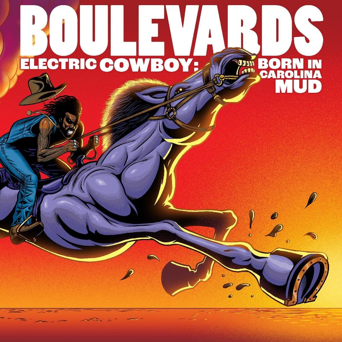 Boulevards Electric Cowboy: Born In Carolina Mud (Vinyl LP)