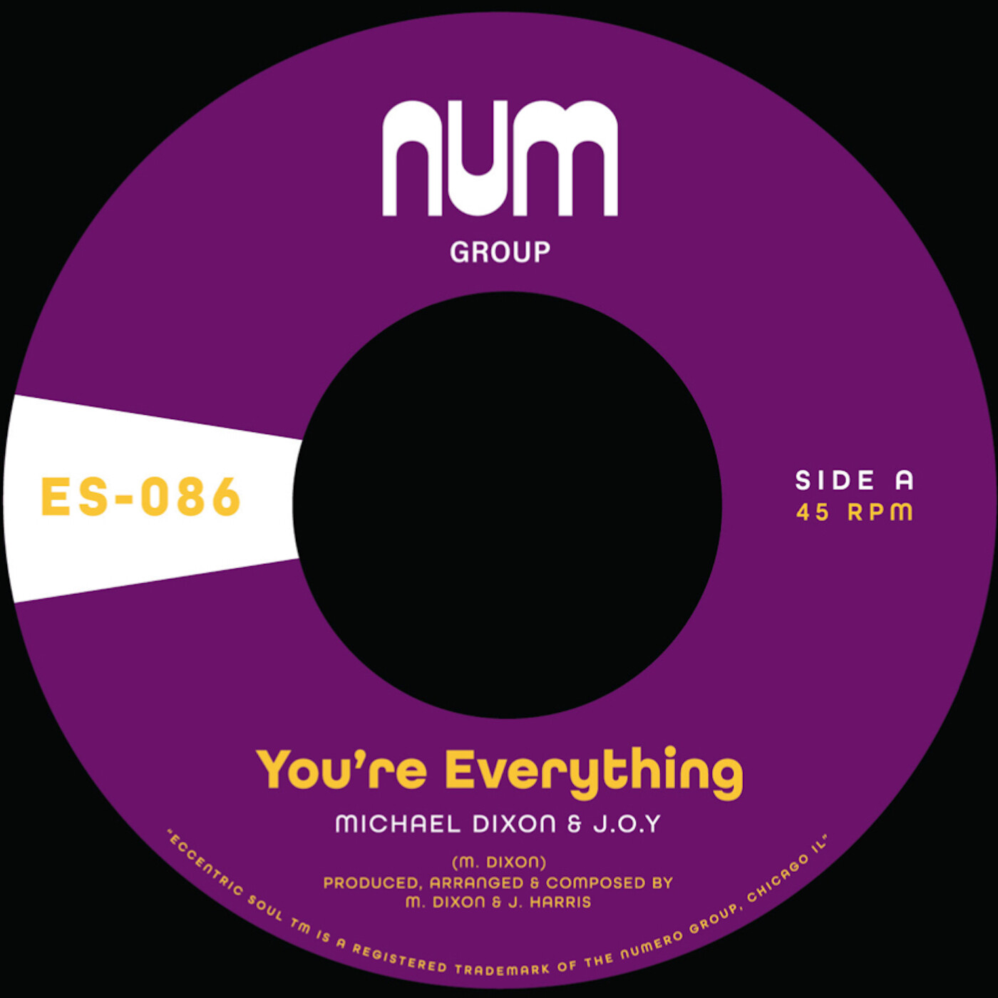 Michael A. Dixon & J.O.Y. You're Everything/You're All I Need (Vinyl LP)