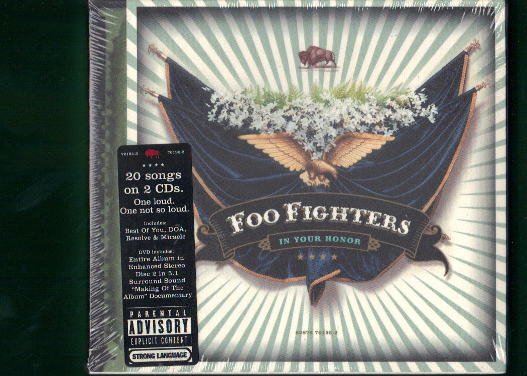 FOO FIGHTERS - IN YOUR HONOR SPECIAL EDITION DOPPIO CD  DVD  NUOVO SIGILLATO