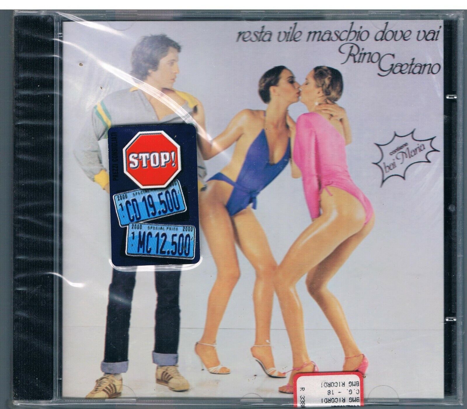 RINO GAETANO RESTA VILE MASCHIO DOVE VAI CD MADE IN ITALY SIGILLATO!!!