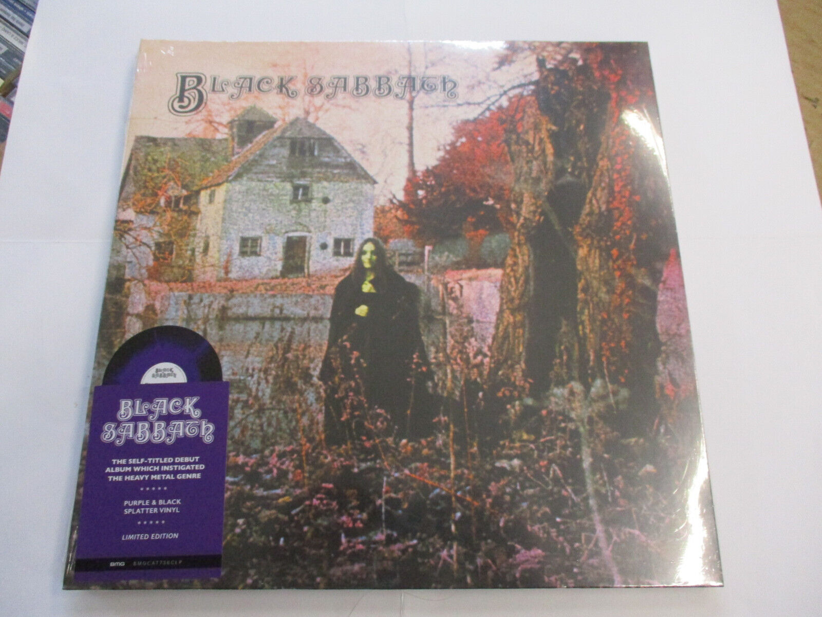 BLACK SABBATH - BLACK SABBATH - LP REISSUE PURPLE/BLACK SPLATTER VINYL NEW 2022