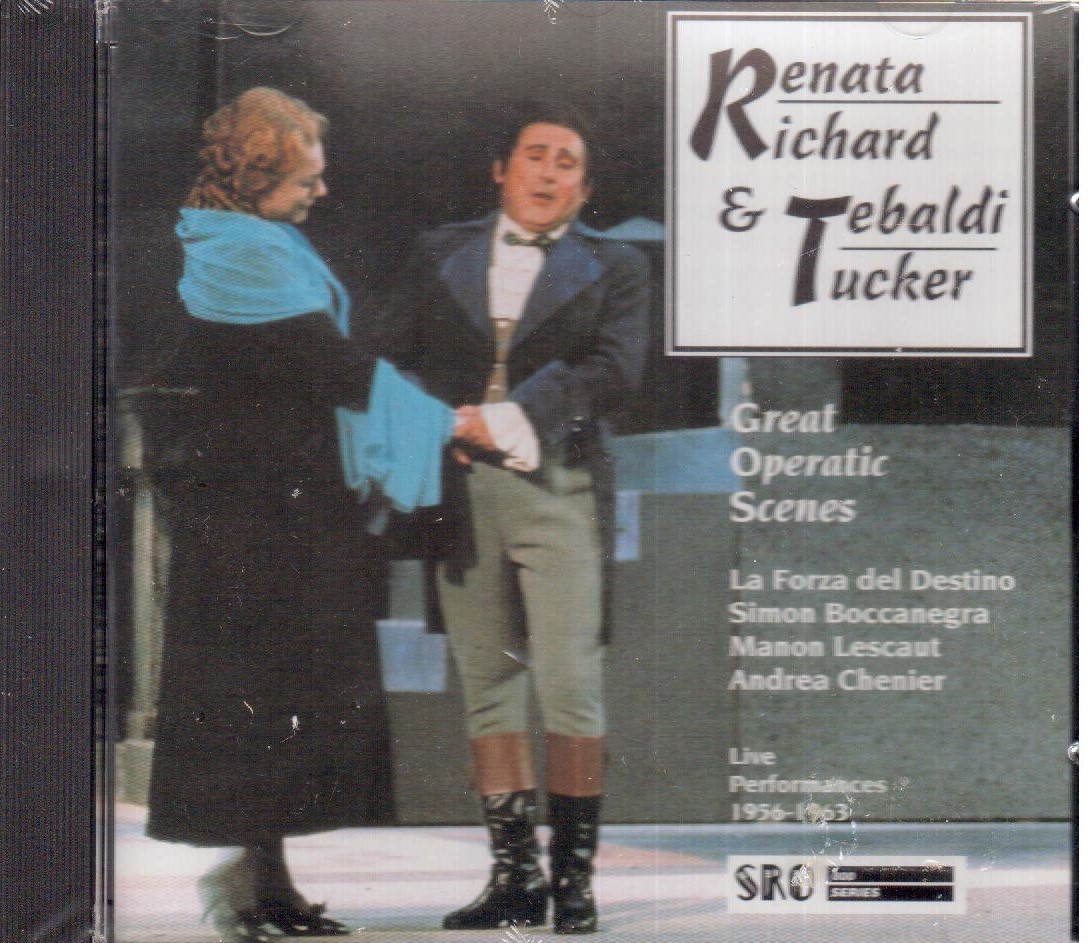 Renata Tebaldi & Richard Tucker: Great Operatic Scenes / Live 1956 -1963 - CD
