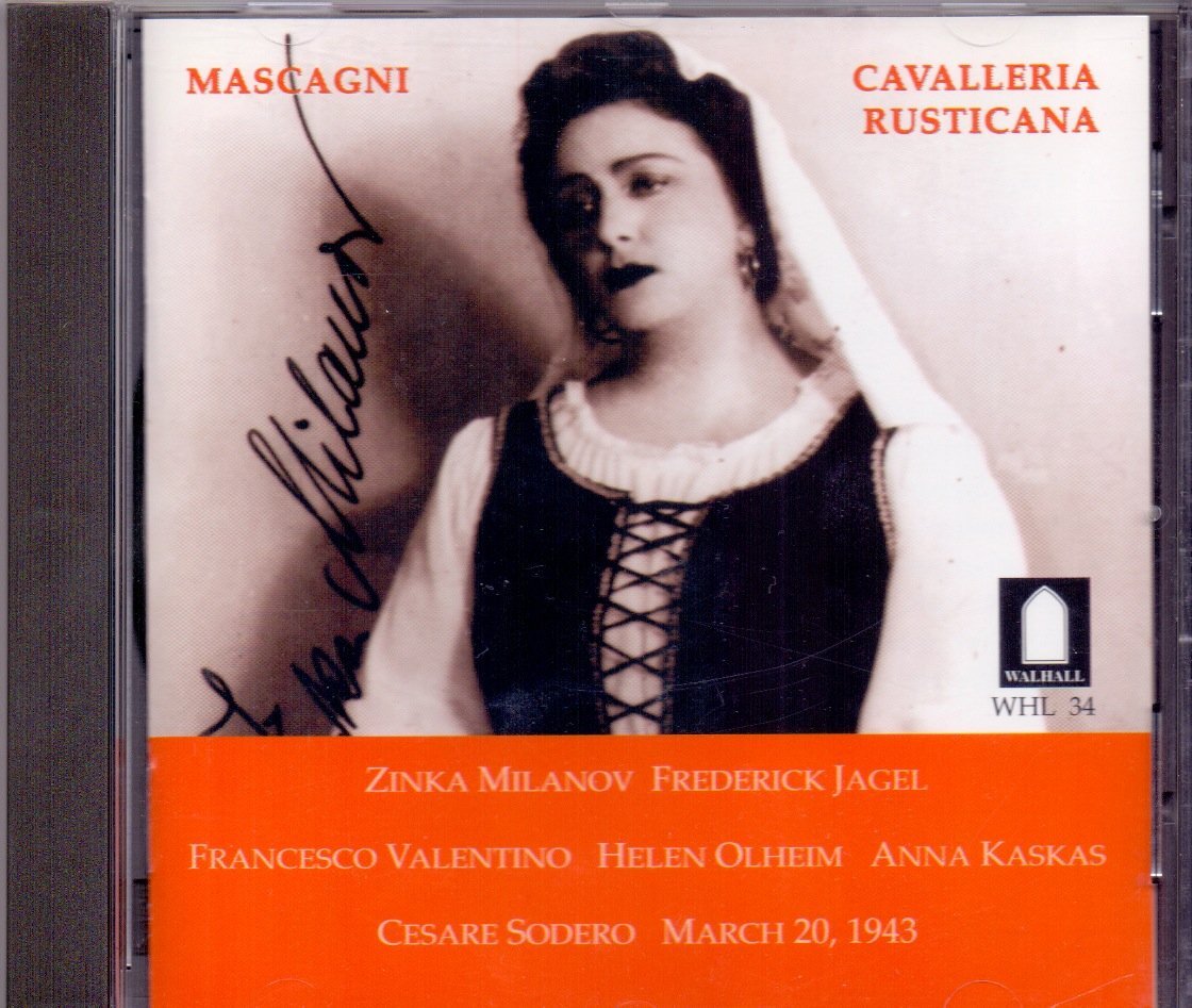 Pietro Mascagni Mascagni: Cavalleria Rusticana Metropolitan Opera, New York (CD)