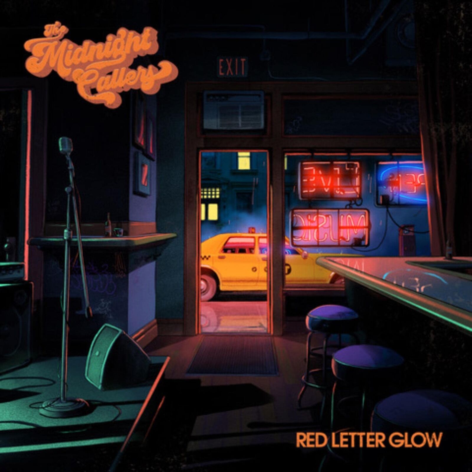 The Midnight Callers Red Letter Glow (CD)