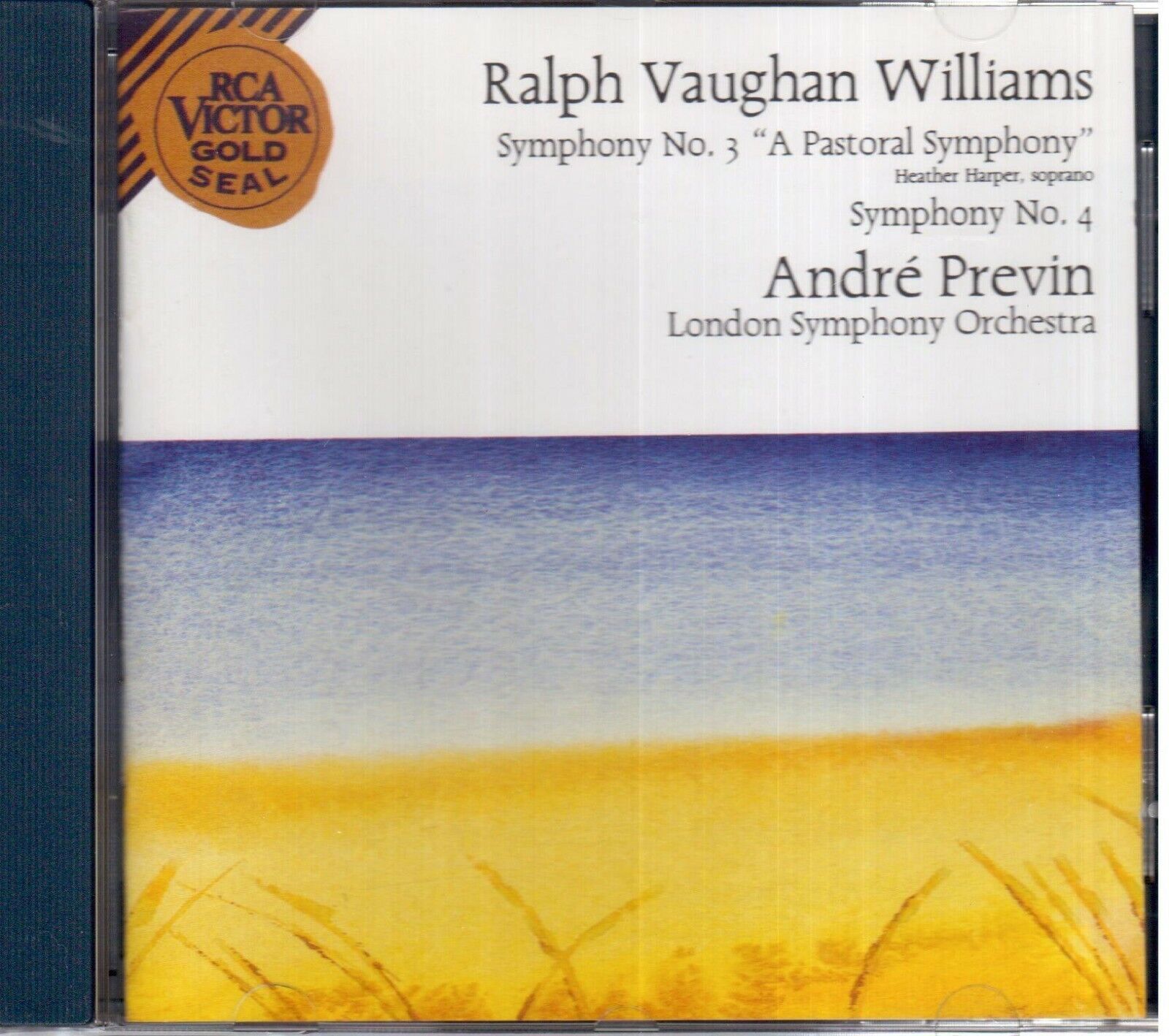 Vaughan Williams: Sinfonie N. 3 (Pastorale) e N. 4 / André Previn, L.S.O. - CD