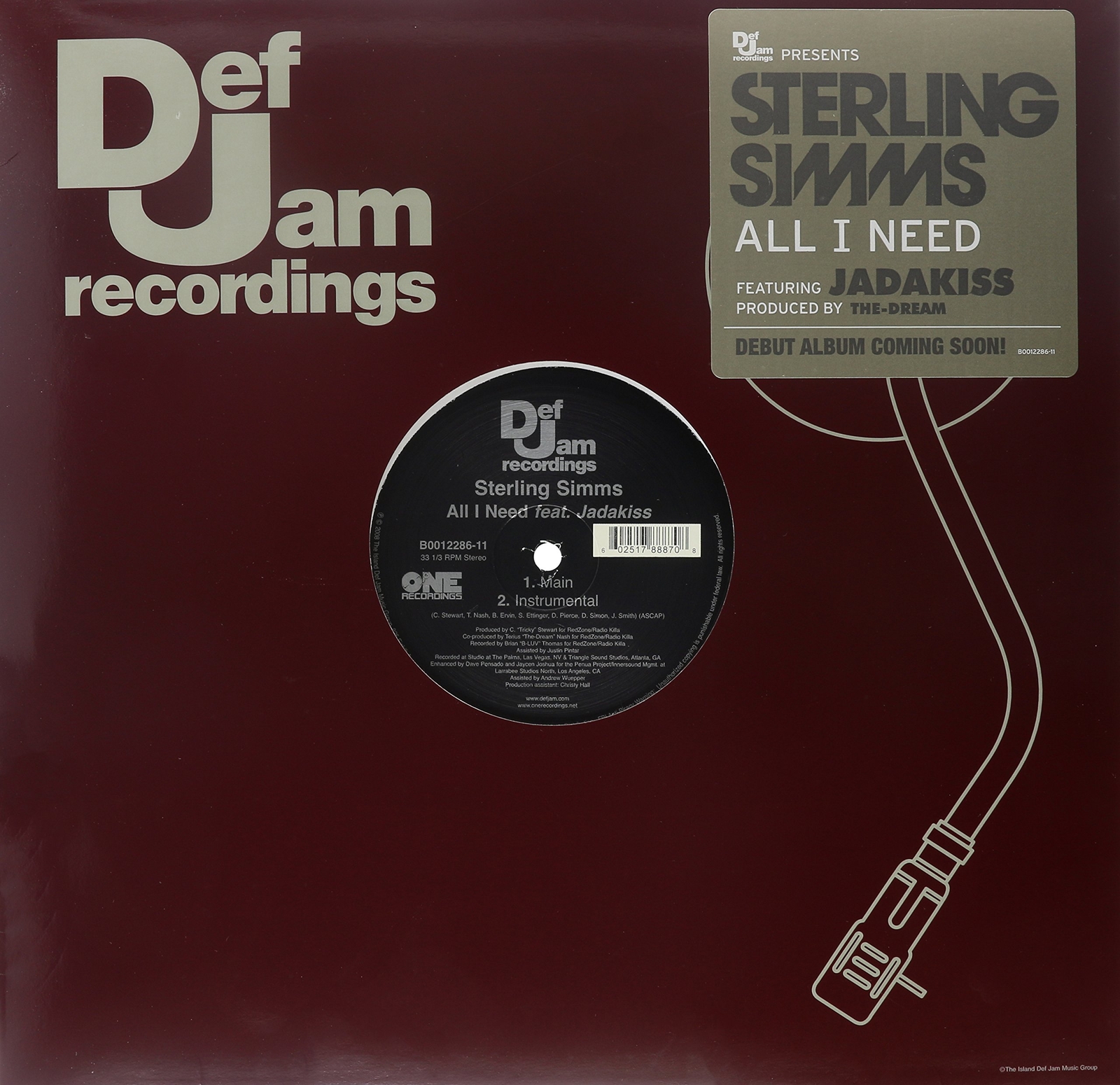 Sterling Simms All I Need (Vinyl LP)