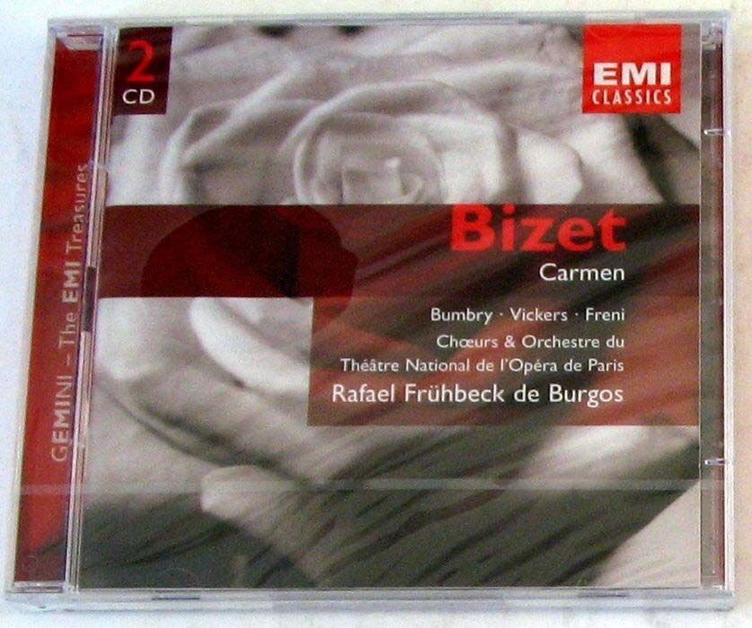 CARMEN - BUMBRY / VICKERS / FRENI - DE BURGOS - 2 CD Sigillato