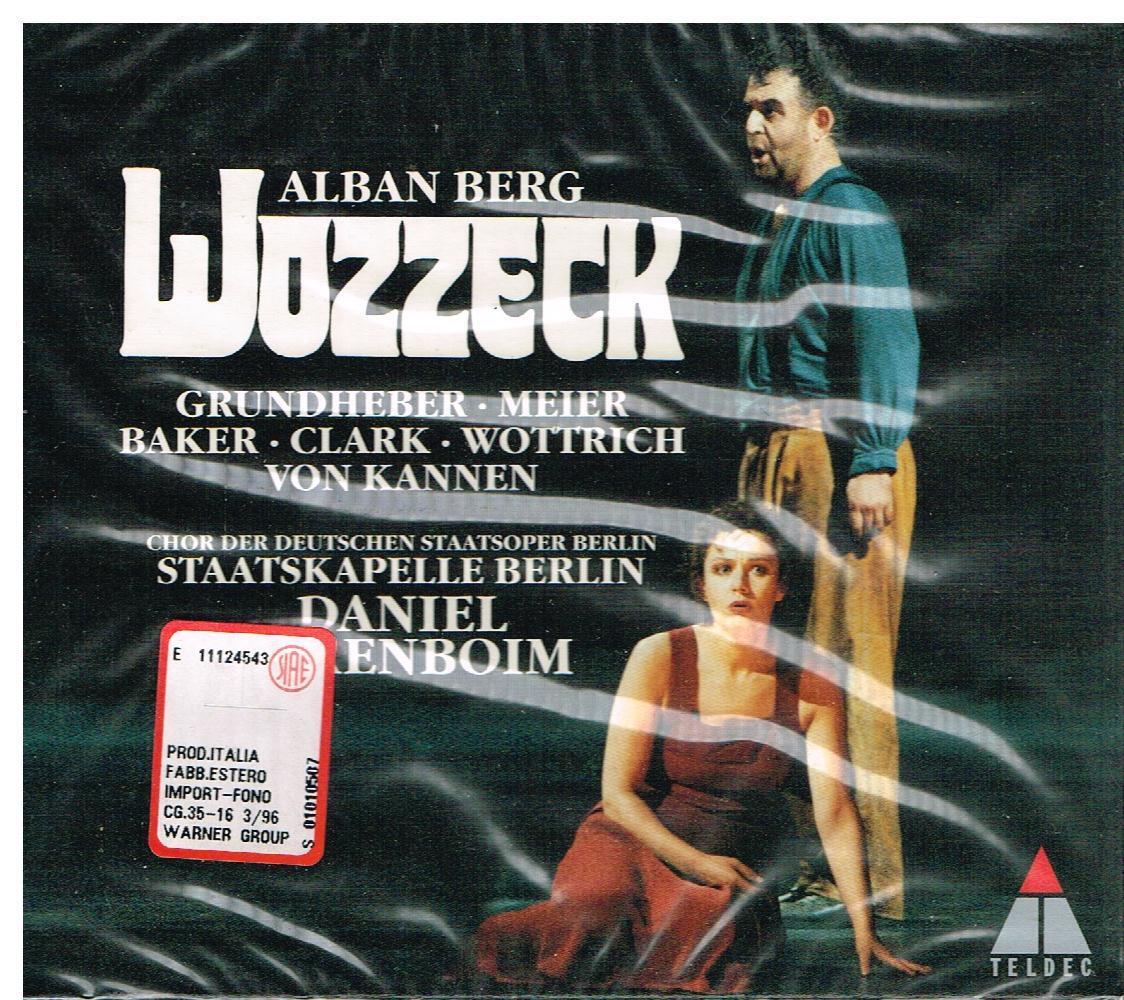 Berg: Wozzeck / Barenboim, Grundheber, Meier, Wottrich, Baker - CD
