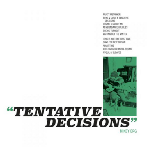 Mikey Erg Tentative Decisions (Vinyl LP) 12" Album