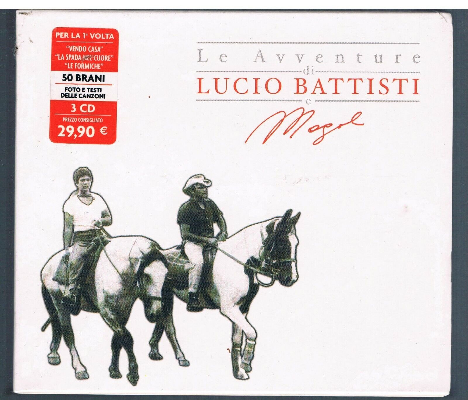 LE AVVENTURE DI BATTISTI E MOGOL BOX 3 CD F.C.  SIGILLATO!!!