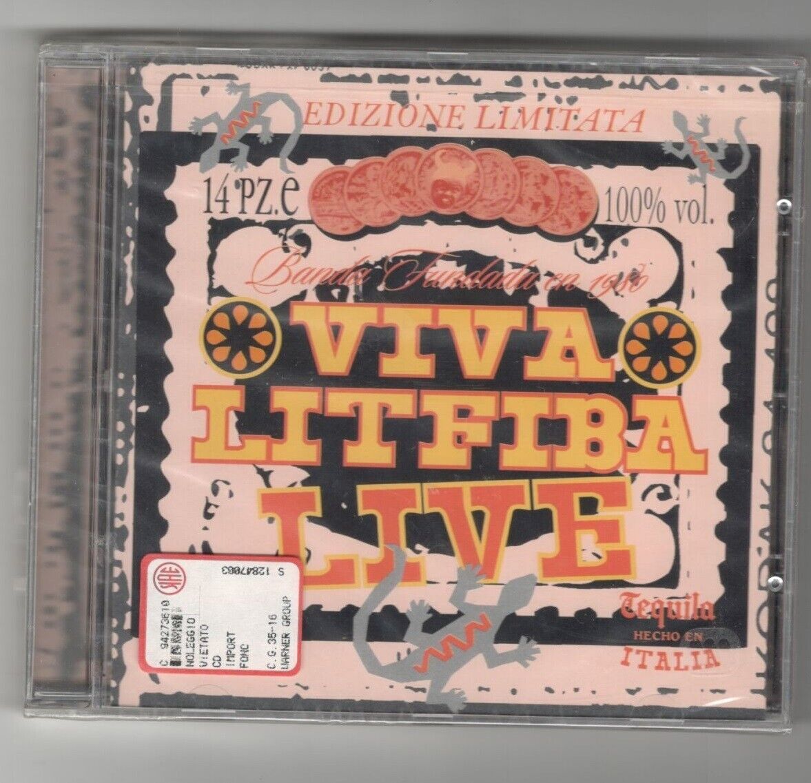 LITFIBA-VIVA LITFIBA LIVE CD NUOVO SIGILLATO