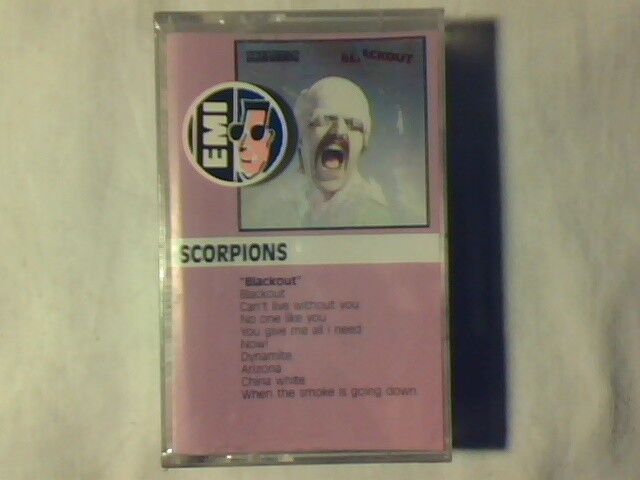 SCORPIONS Blackout mc cassette k7 ITALY SIGILLATA SEALED!!!