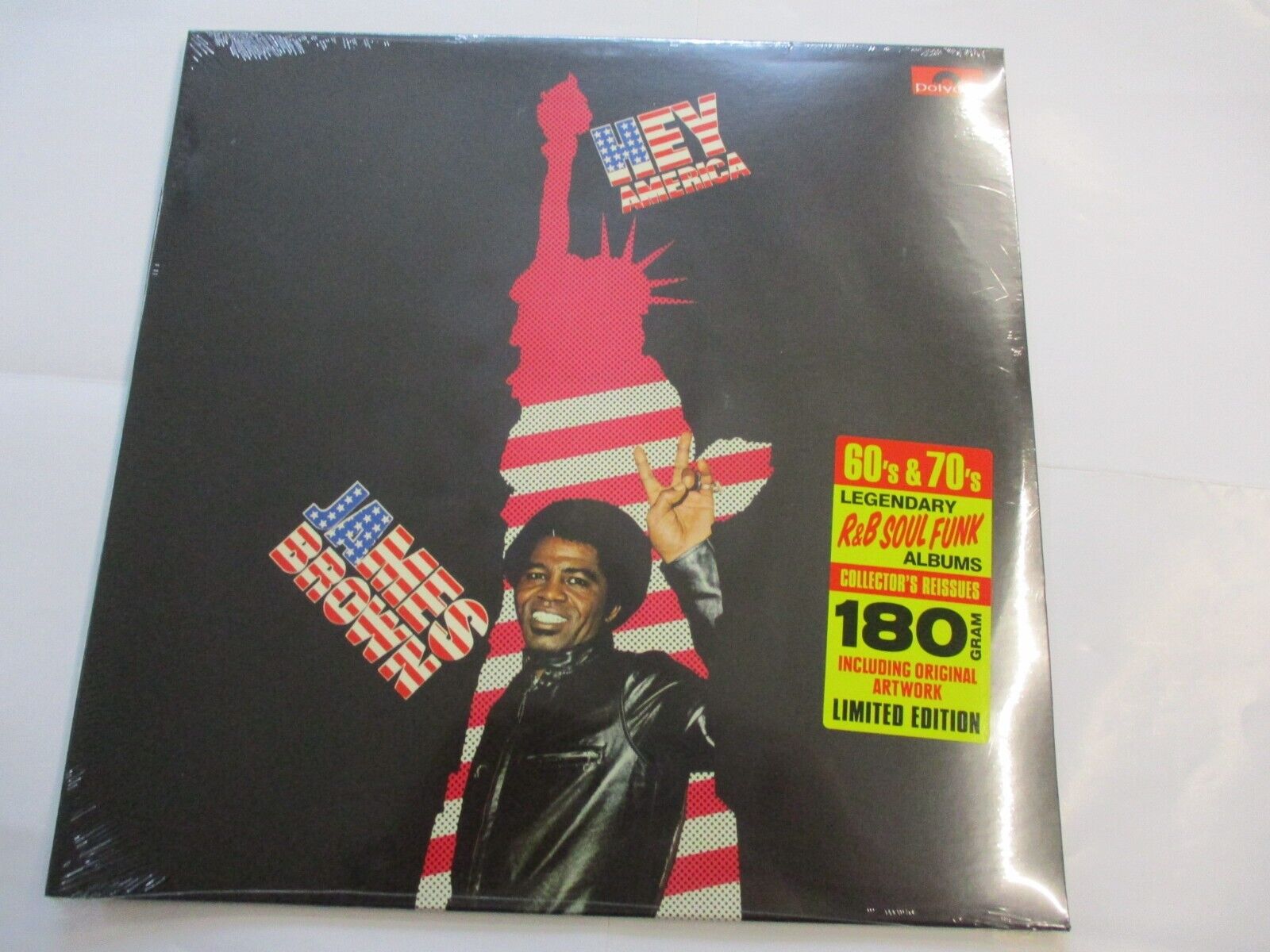 JAMES BROWN - HEY AMERICA - LP REISSUE VINYL NEW SEALED 2018