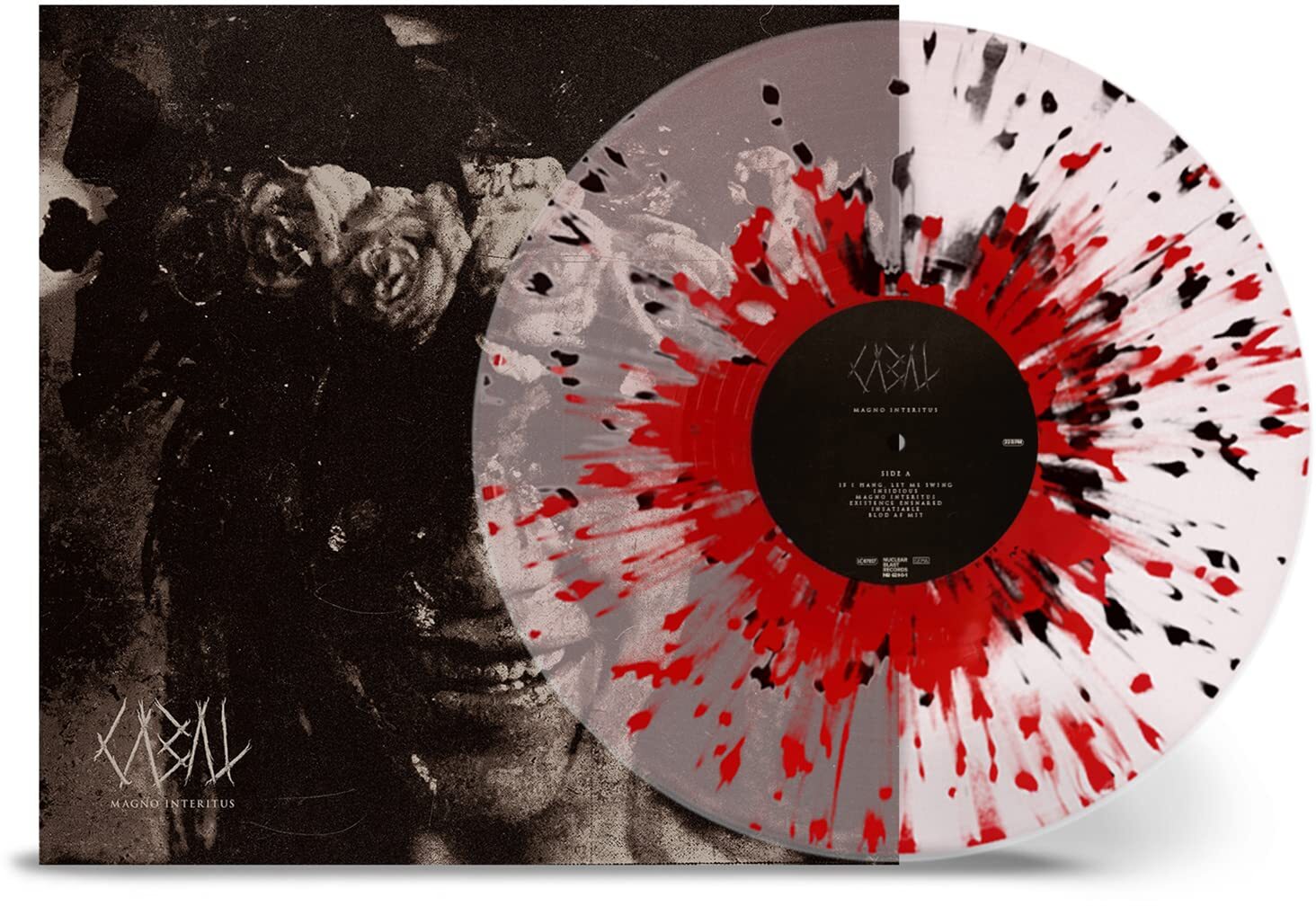 Cabal Magno Interitus - Crystal Clear & Red with Black Splatter (Vinyl LP)