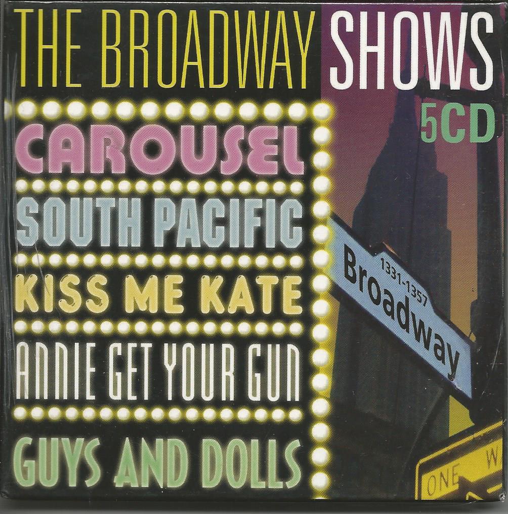 THE BROADWAY SHOWS GUYS AND DOLLS COROUSELBOX 5 CD SIG.