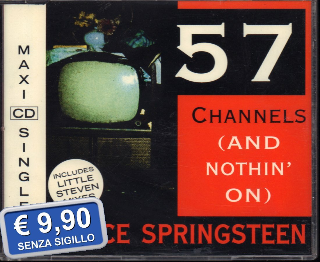 BRUCE SPRINGSTEEN " CHANNELS (AND NOTHIN' ON) " CD SINGOLO 4 TRACKS 1992