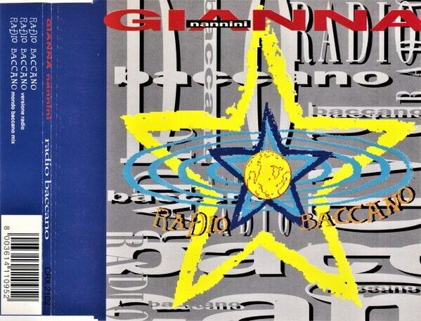 Gianna Nannini Featuring Jovanotti – Radio Baccano - Cd single,Nuovo