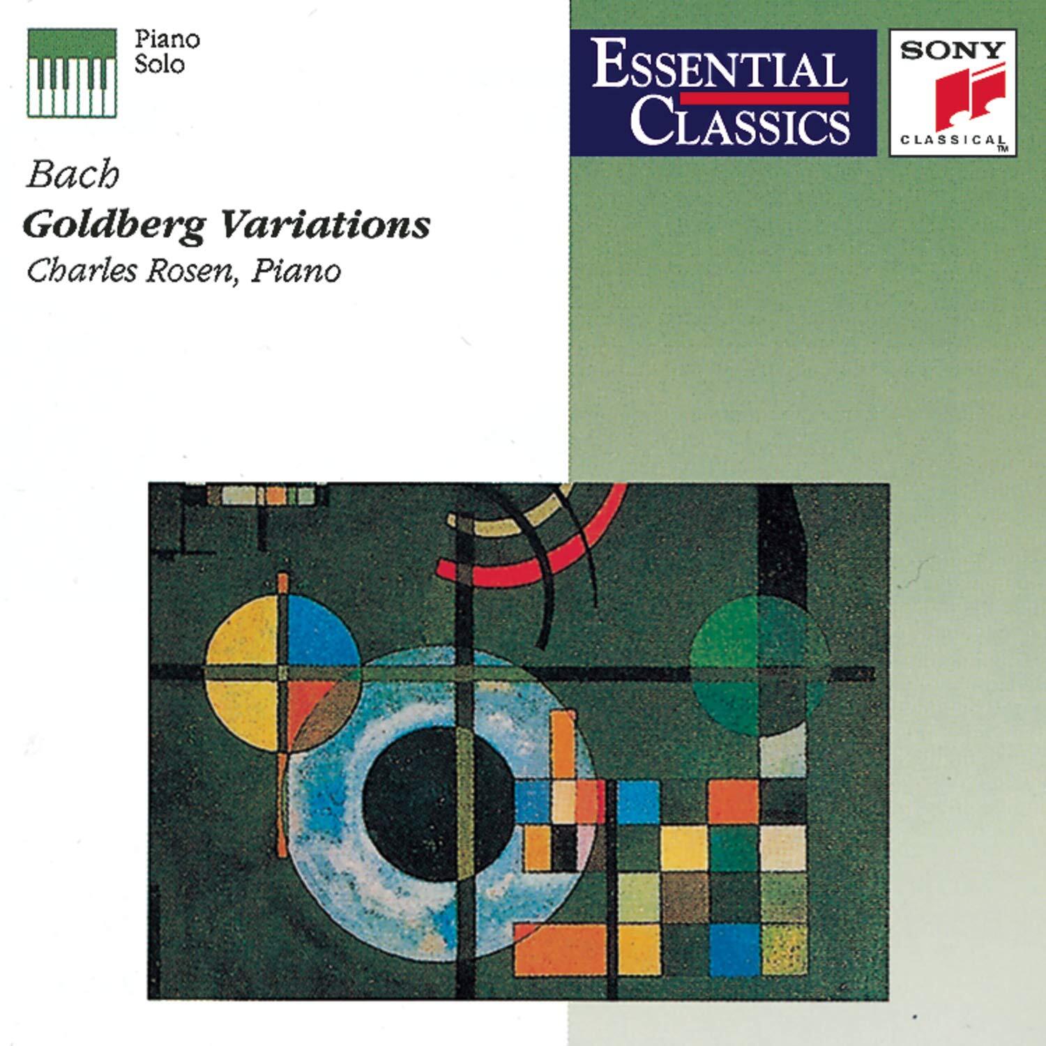 Johann Sebastian Bach Bach: Goldberg Variations BWV 988 / Charles Rosen (CD)
